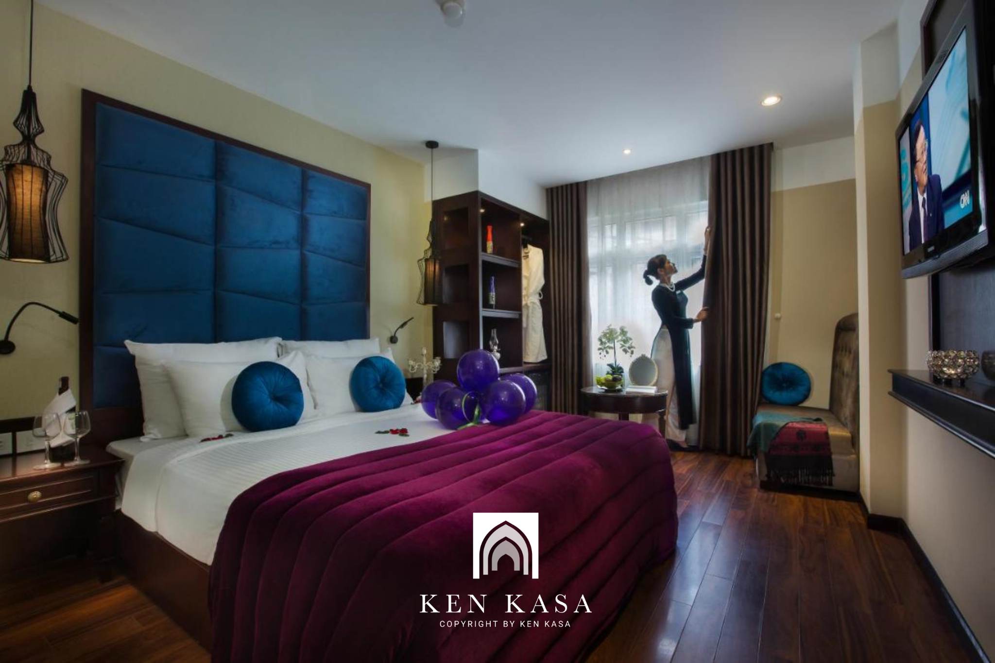 Thiết kế phòng ngủ tại Ambassador Hanoi Hotel & Travel 